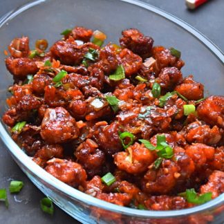 Chilli Potato with Manchurian Dry