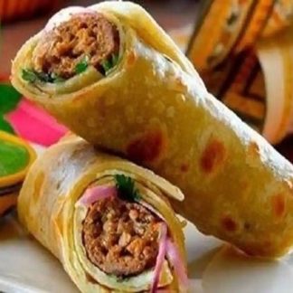 Veg Kabab Grilled Rumali Roll