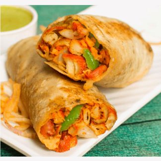 Achari Chaap Grilled Rumali Roll