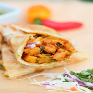 Achari Paneer Tikka Grilled Rumali Roll