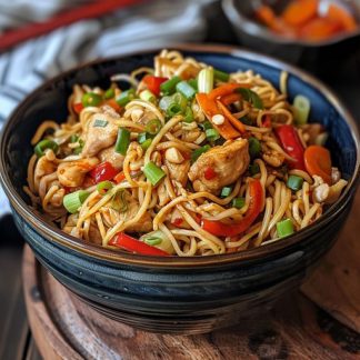 Chilli Paneer with Chowmein