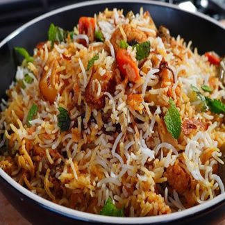 Peri Peri Biryani with Gravy